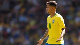 Brazil midfielder Philippe Coutinho